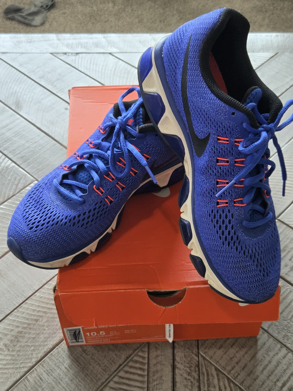 Nike Air Max Tailwind 8 Racer Blue Womens 9.5 Running Shoes 805942-408